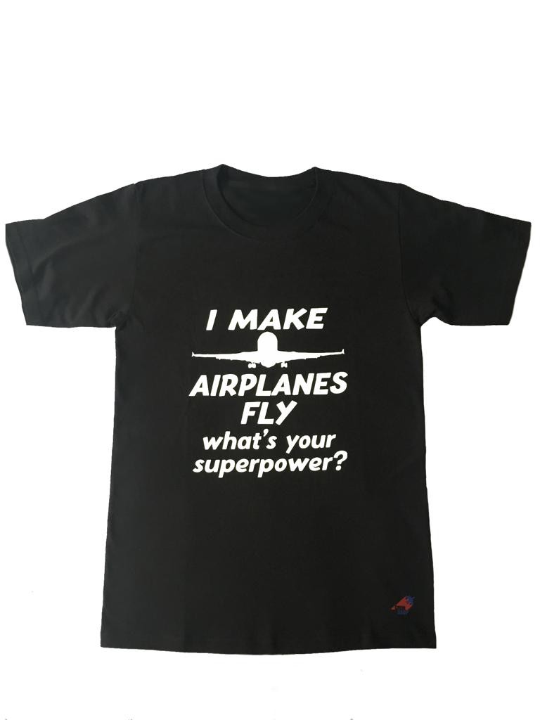 Playera superpower pilot.