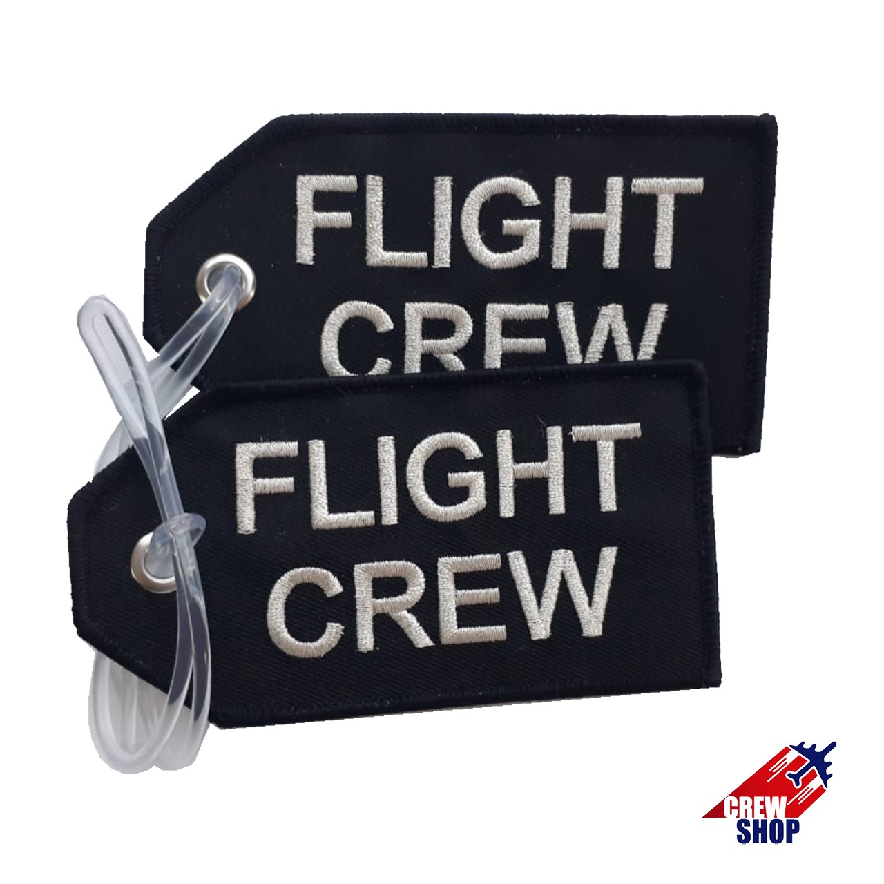 FLIGHT CREW Negro-Plata